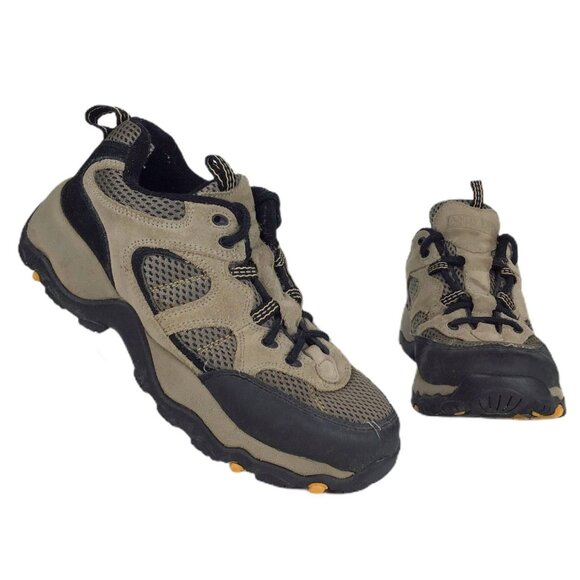 Lands End Womens 7.5M Hiking Shoes Boots Low Top Lace Up Tan Black 79771 - Picture 12 of 12